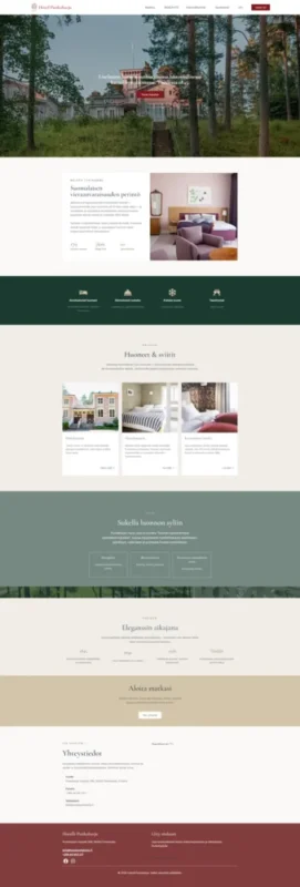 hotelpunkaharju รับทําเว็บไซต์สําเร็จรูป